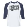 Heavy Cotton Three-Quarter Raglan Sleeve Baseball T-Shirt Thumbnail